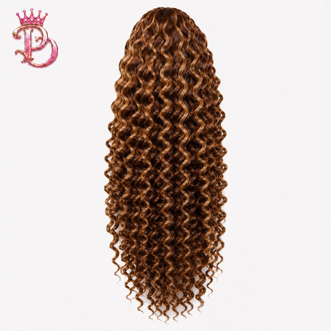 Deep Curly HD Lace Highlighted Wig