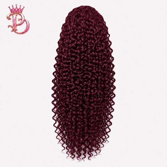 Deep Curly HD Lace Burgundy /99J Wig