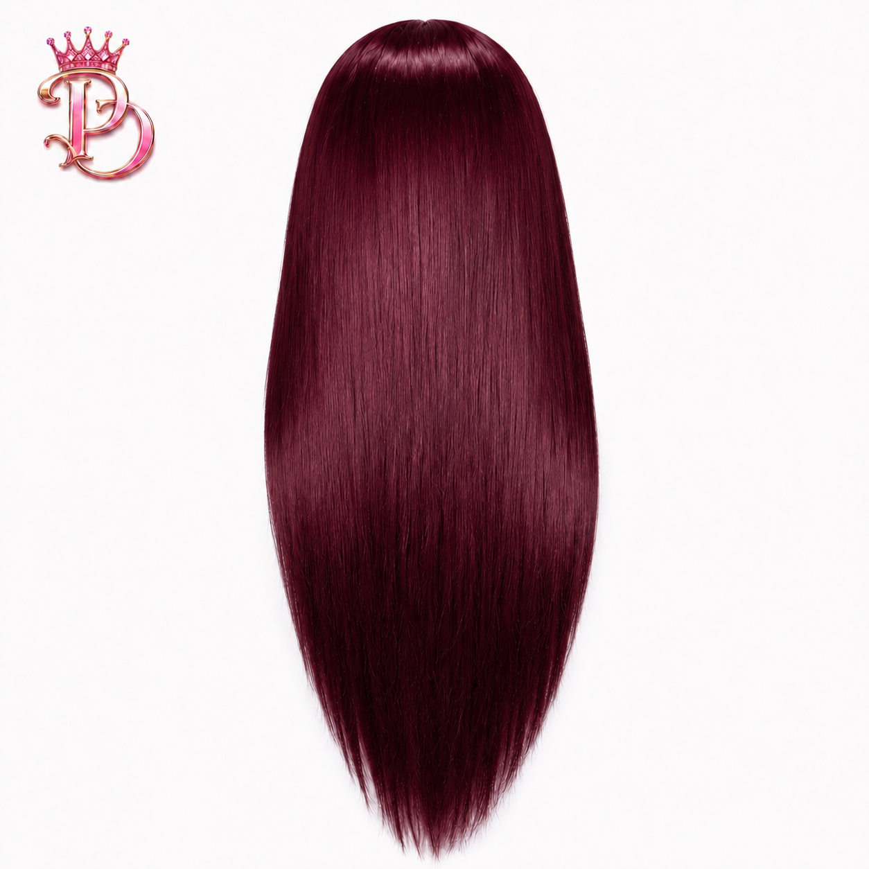 Straight HD Lace Burgundy/99J Wig