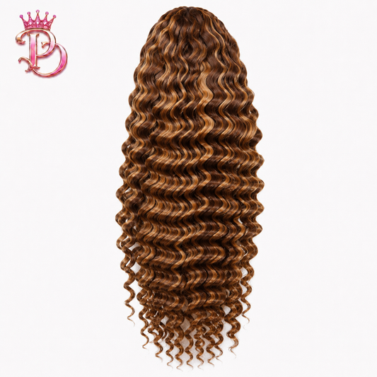 Deep Wave HD Lace Highlighted Wig